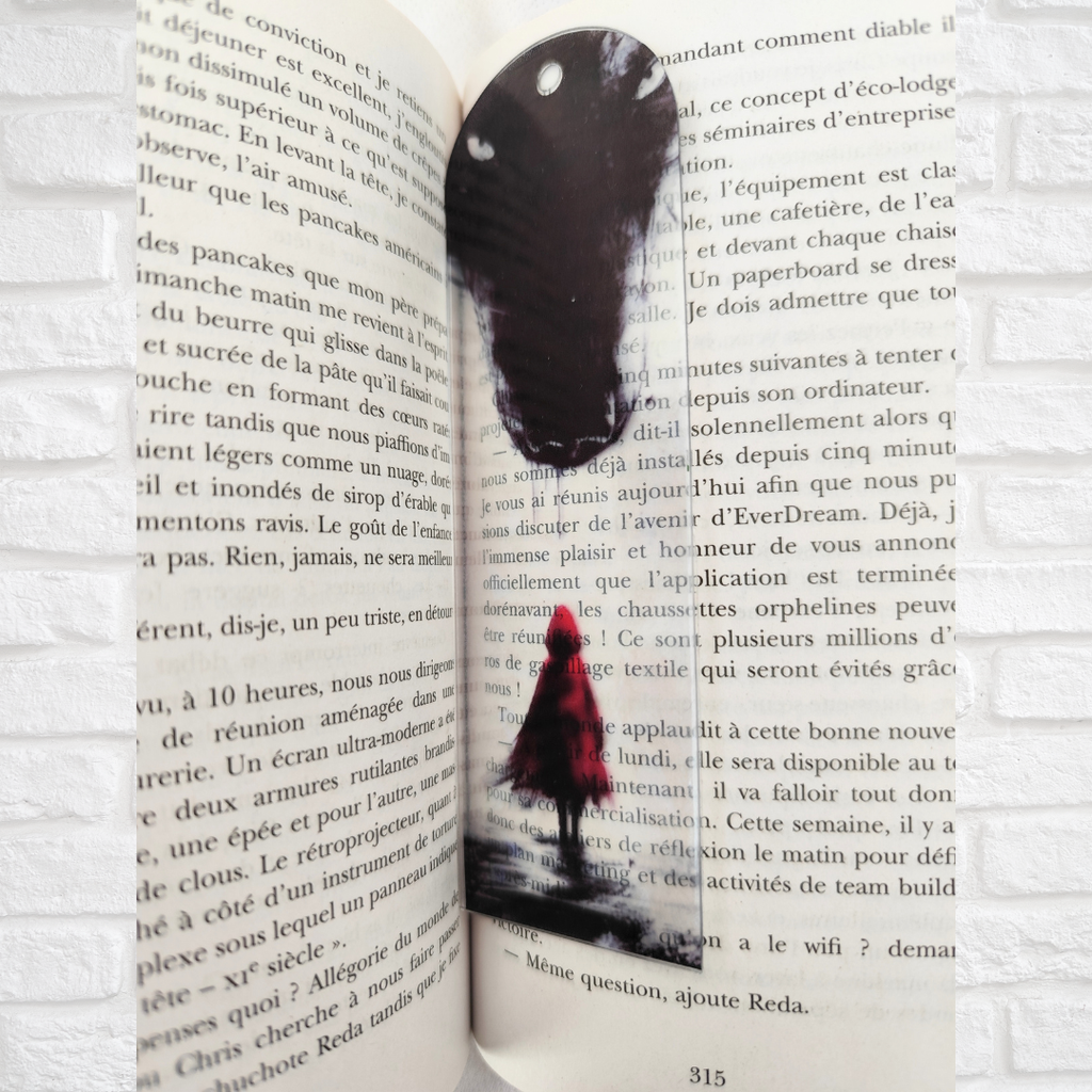 Marque-page plexiglas : Collection Contes • Le Petit Chaperon Rouge